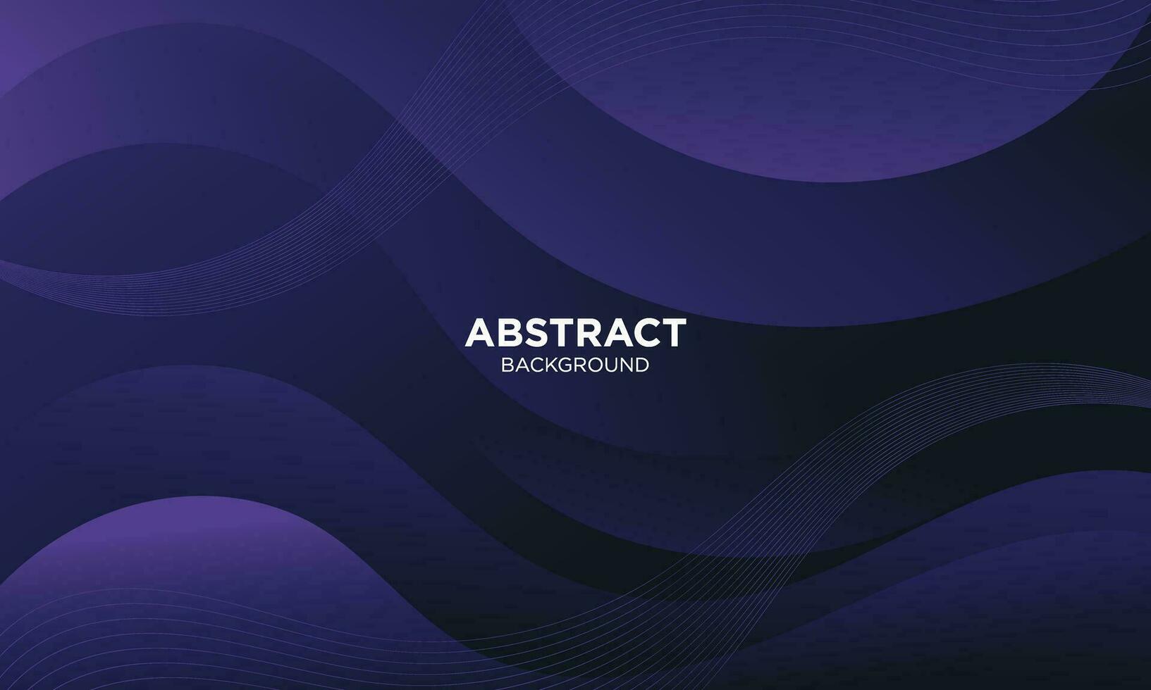 Abstract Gradient dark purple liquid Wave Background vector