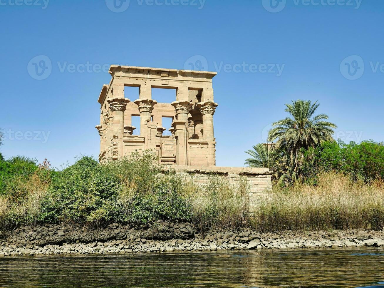 The Philae temple complex on the isle of Philae Egypt photo