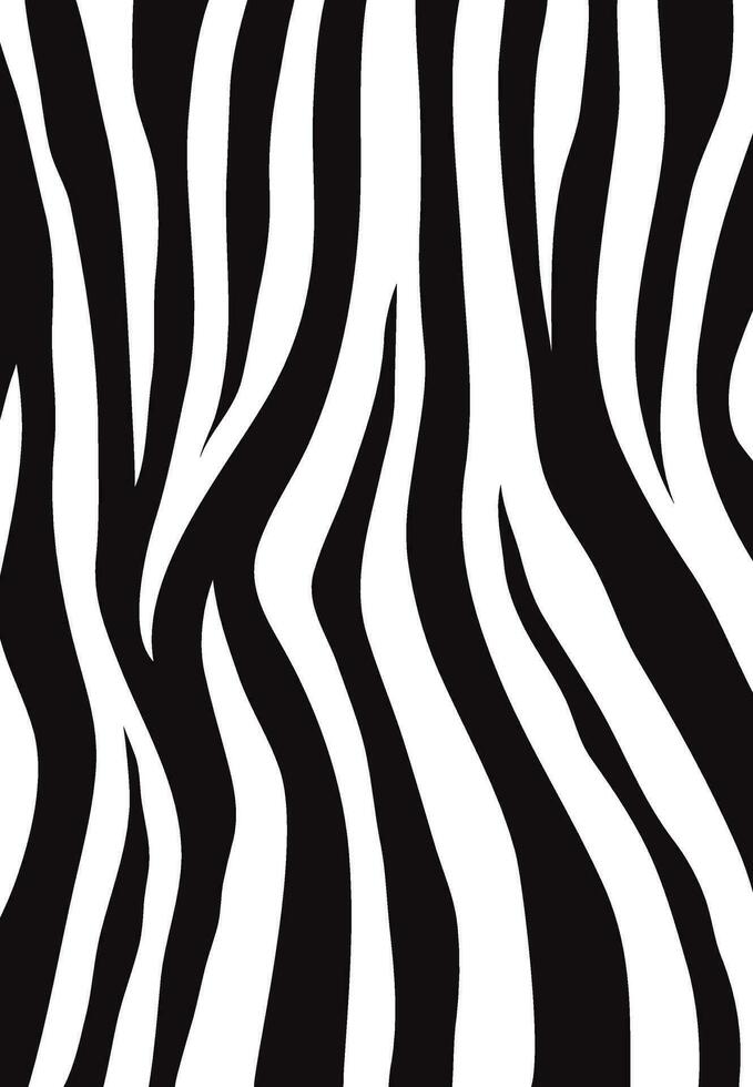 Zebra Stripes Seamless Pattern vector