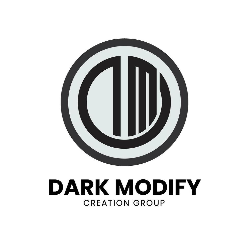 font-logo-with-d-and-m-initial-for-your-business-26494119-vector-art-at