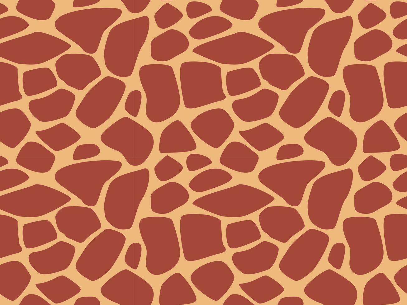 Abstract giraffe seamless pattern. Animal skin texture, modern geometric background. Flat vector illustration.