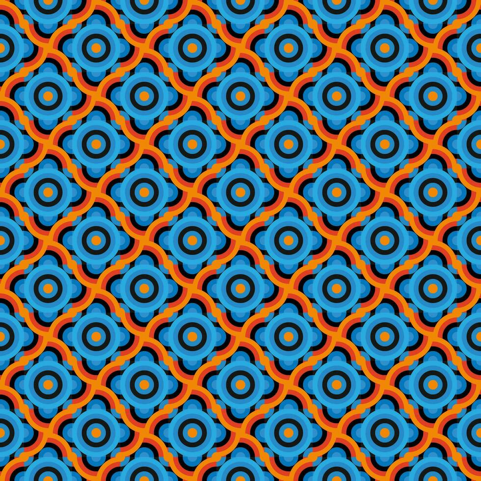 geometric fabric pattern 003 vector