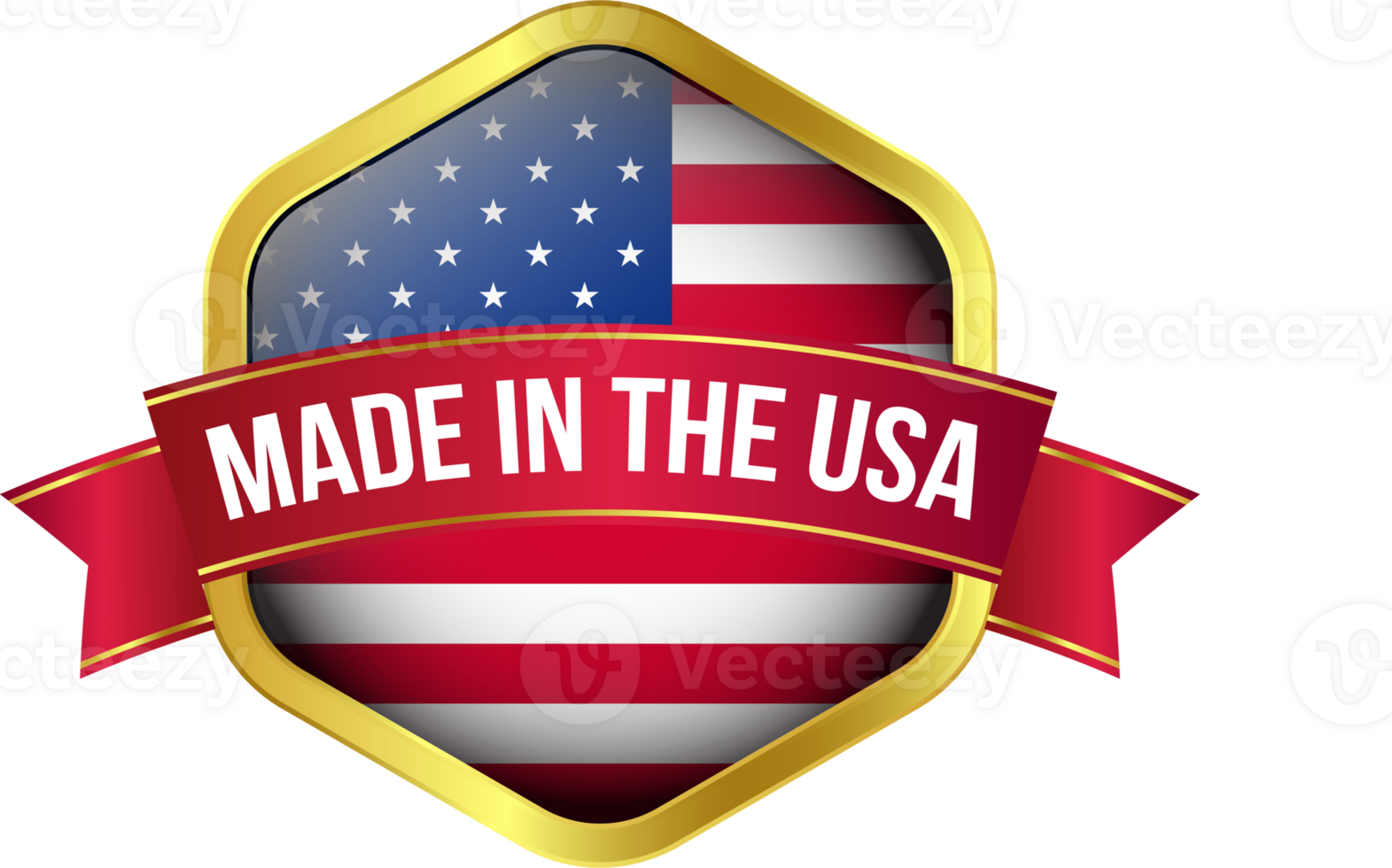 3D Realistic Glossy Made In USA Badge, Made In The United States,  Made In The USA emblem, American Flag, Made In USA Seal, Made In USA Label, Icons, Original Product, Transparent png