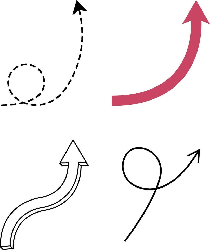 Arrow Direction. Arrow icon. Arrow. Cursor. Modern simple arrow. Vector illustration