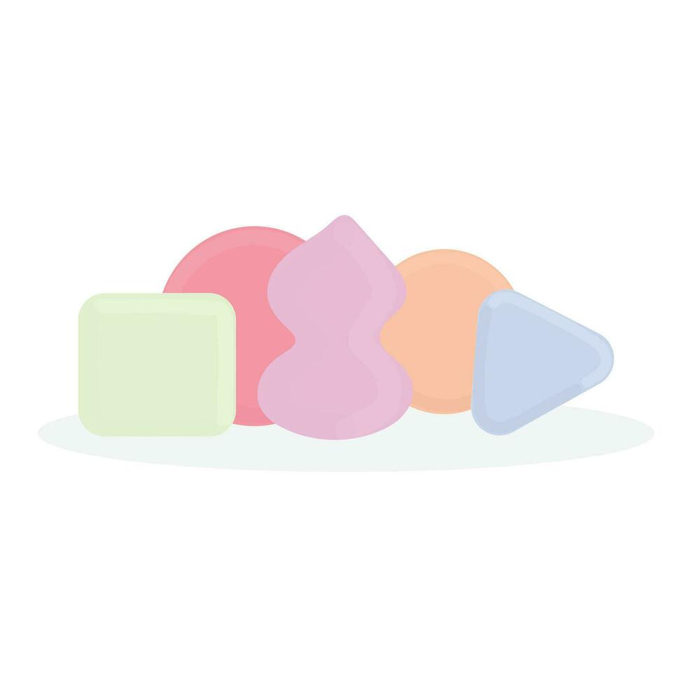 Beauty Blender Set Free Vector