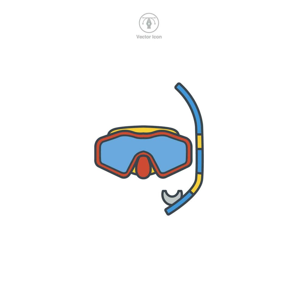 Scuba Gear icon symbol vector illustration isolated on white background