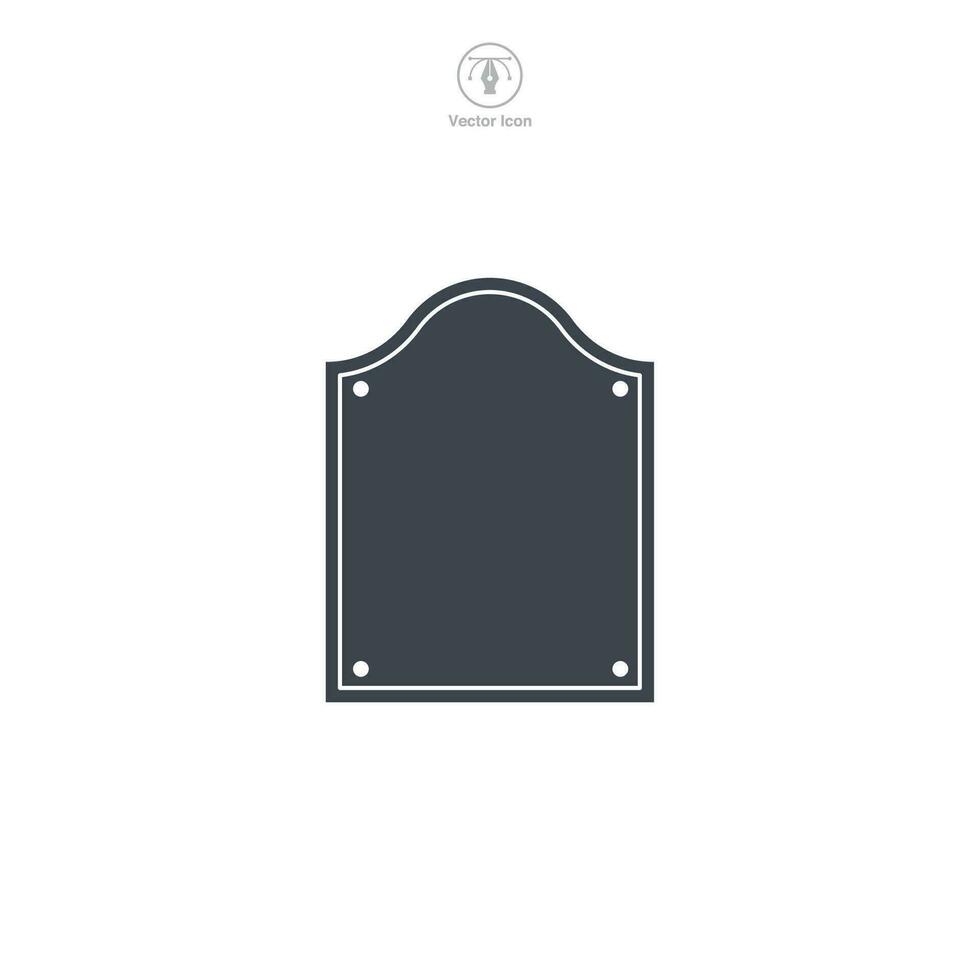 Frame icon symbol vector illustration isolated on white background