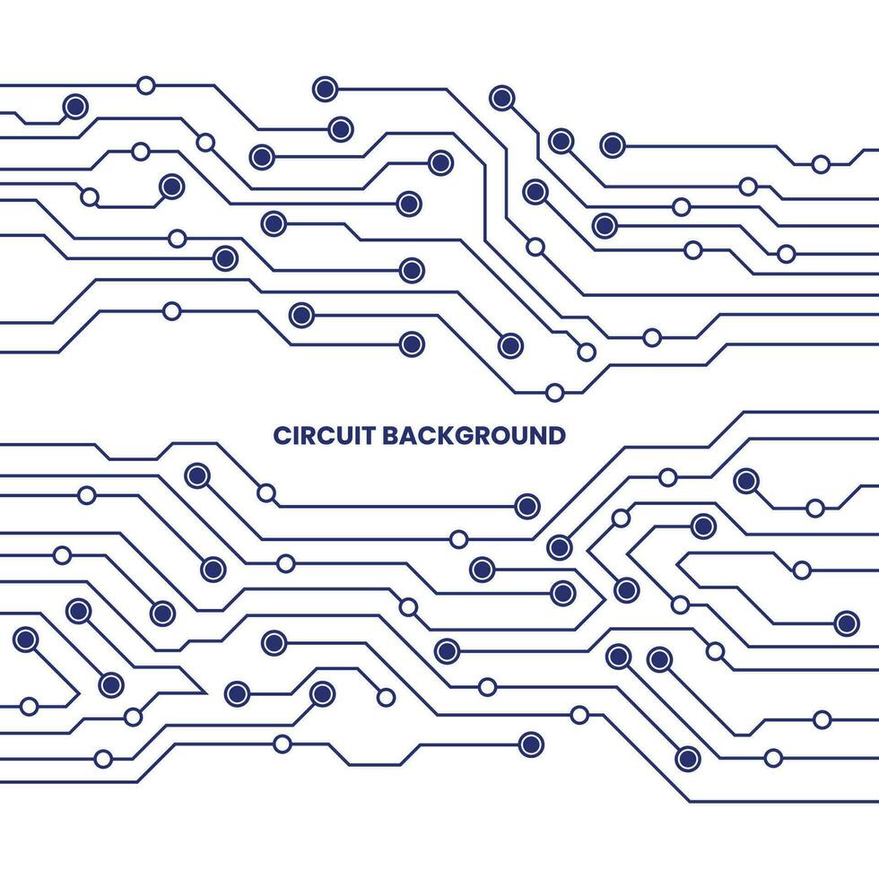 Abstract Vector High Tech Circuit Board Technology Background