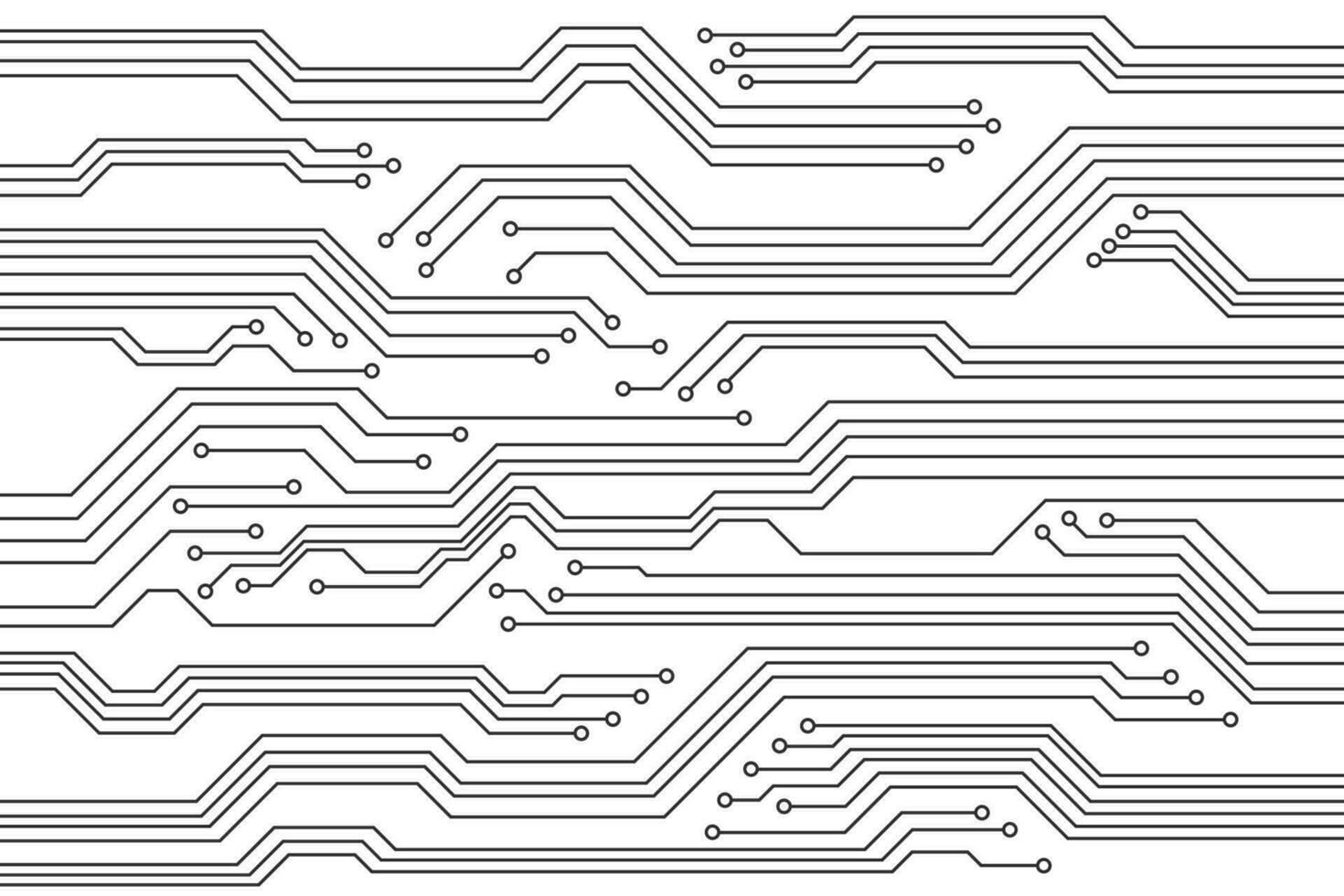 Abstract Vector High Tech Circuit Board Technology Background