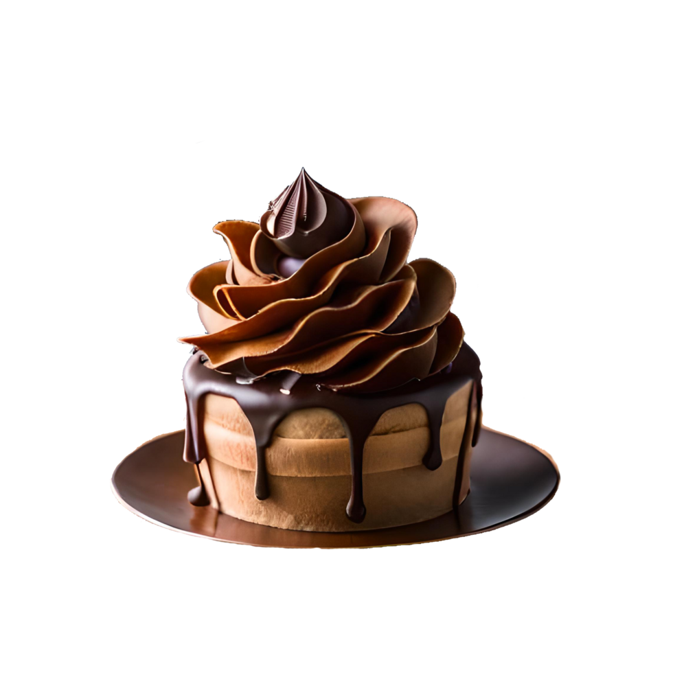 Chocolate Cake generative with AI png