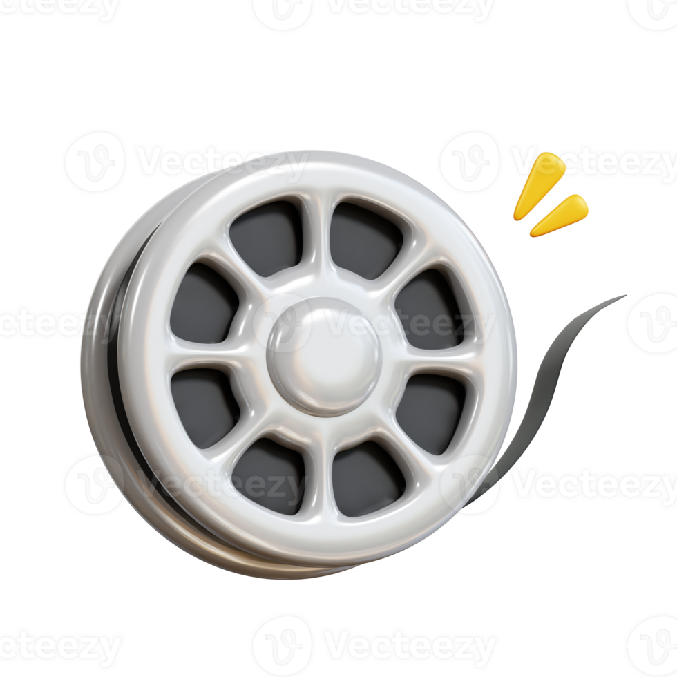 película cine 3d icono png
