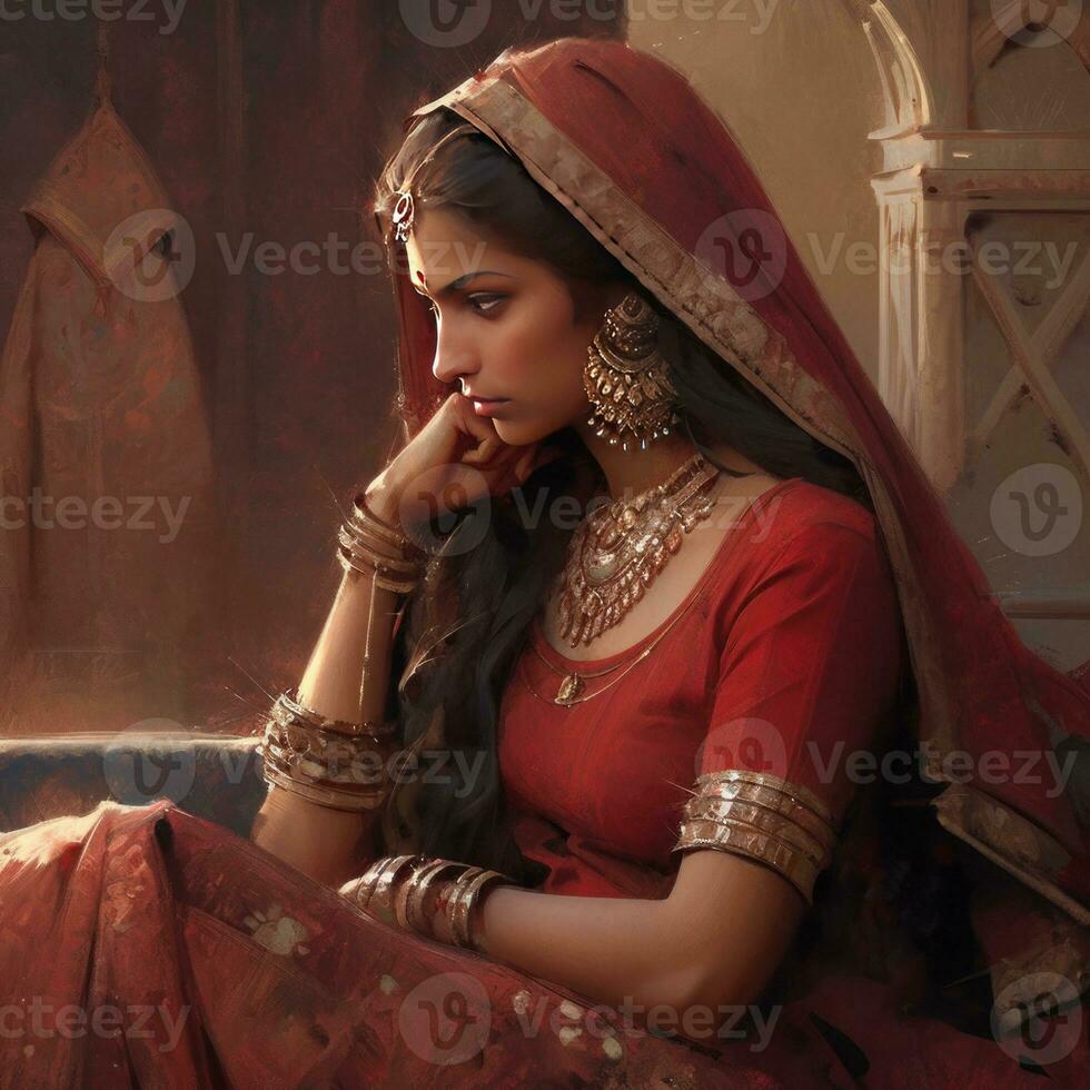 photo of a woman dressed as a rani padmavati