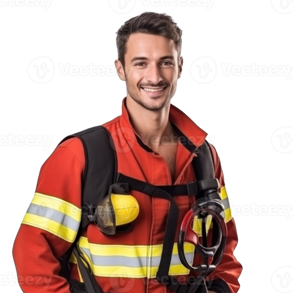 Man fire fighter png