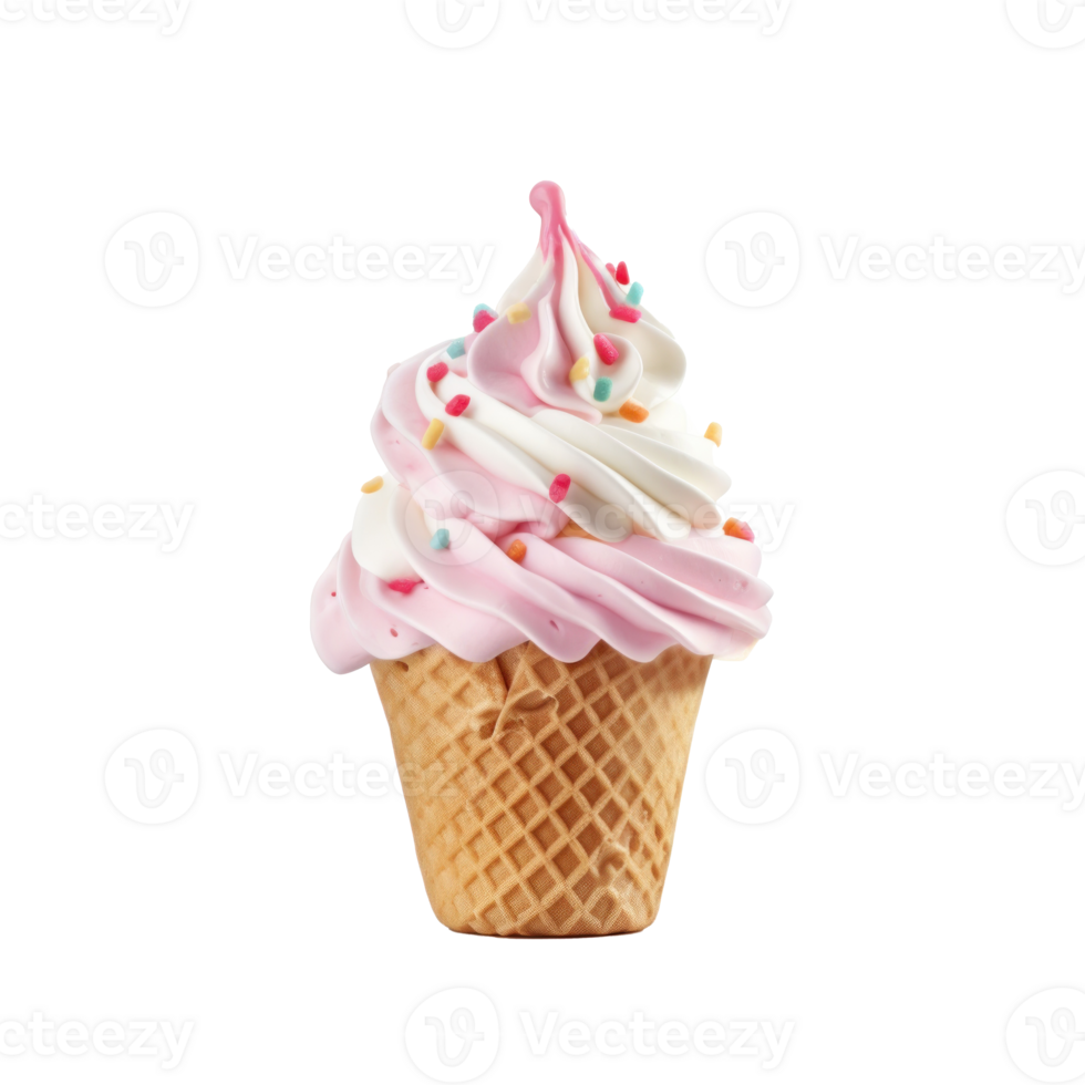 Ice cream cone isolated png