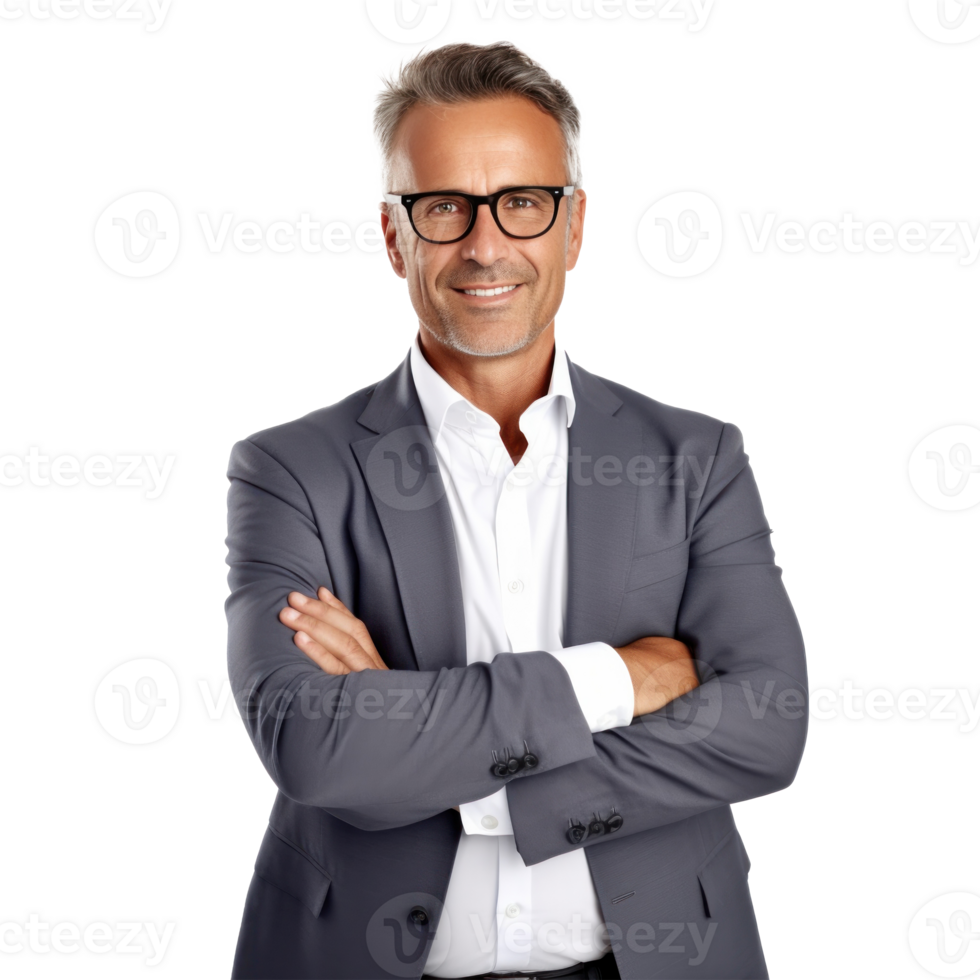 Businessman on isolated png