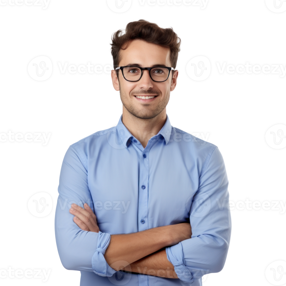 Businessman on isolated png