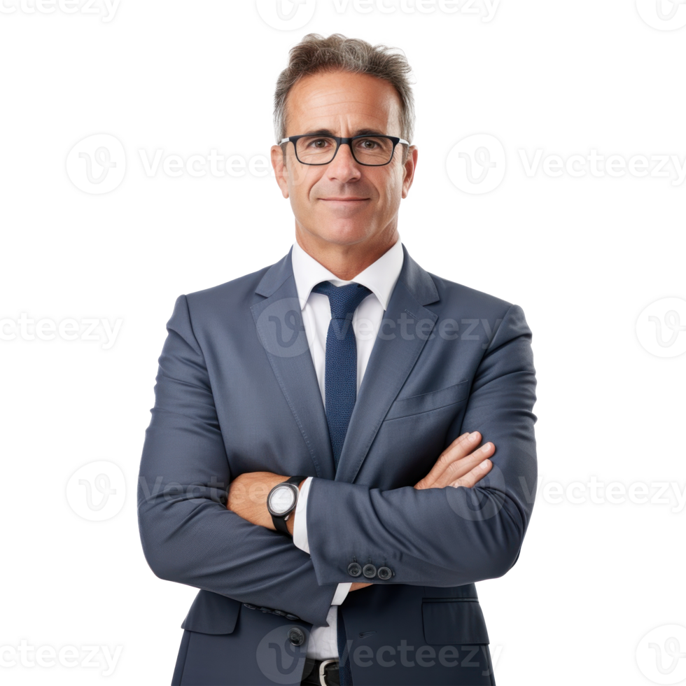 Businessman on isolated png