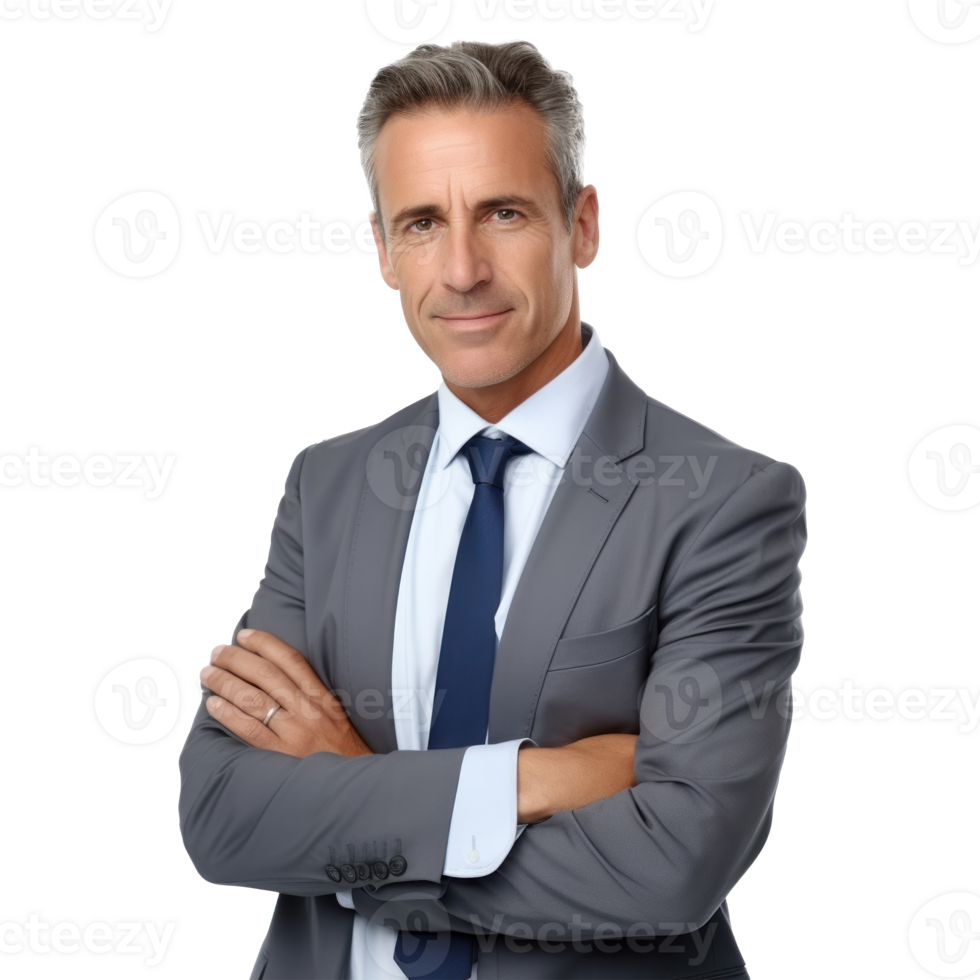 Businessman on isolated png