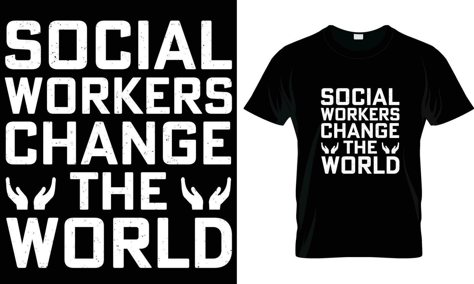 Social worker t-shirt design vector. vector