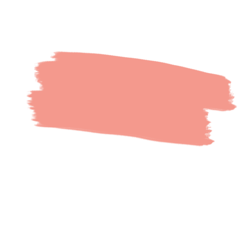 pink paint brush stroke on transparent background png