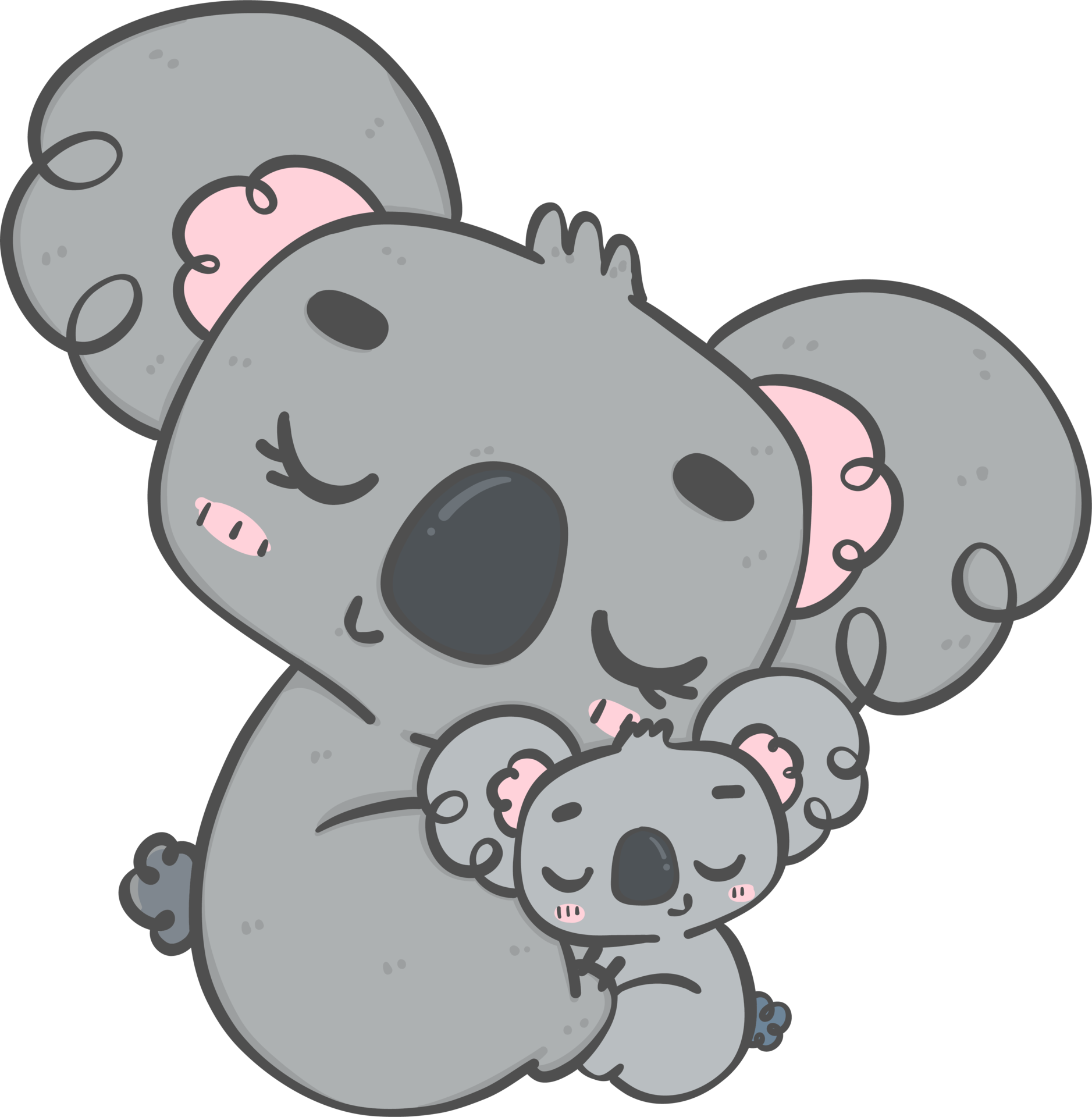sweet-mother-s-day-koala-hug-adorable-cartoon-hand-drawing