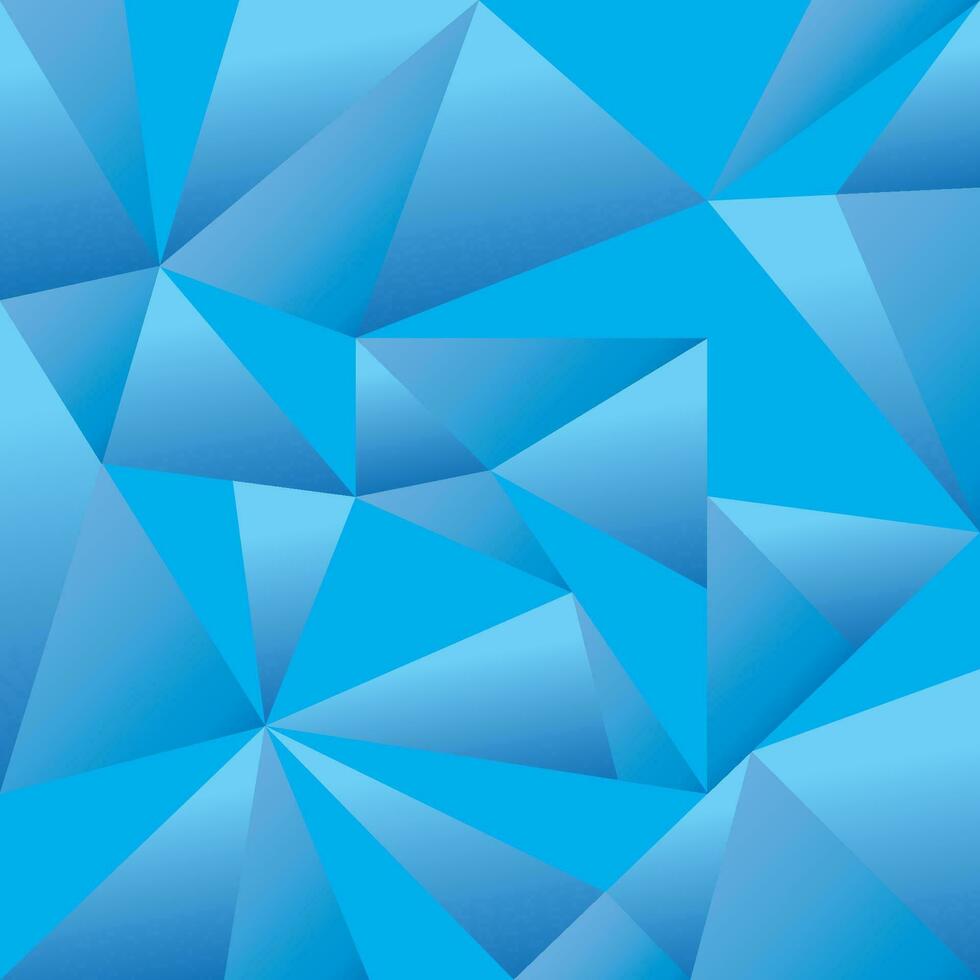 Abstract blue 3d background vector