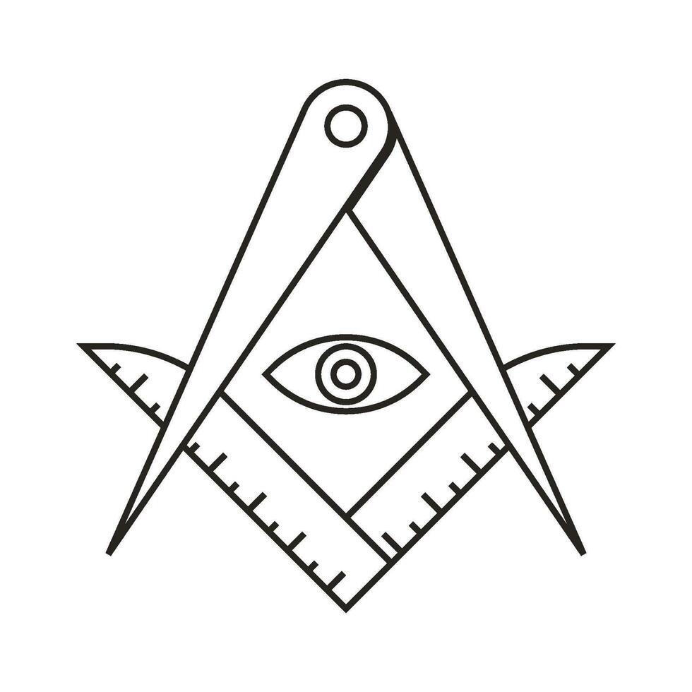 Freemasons vector icon