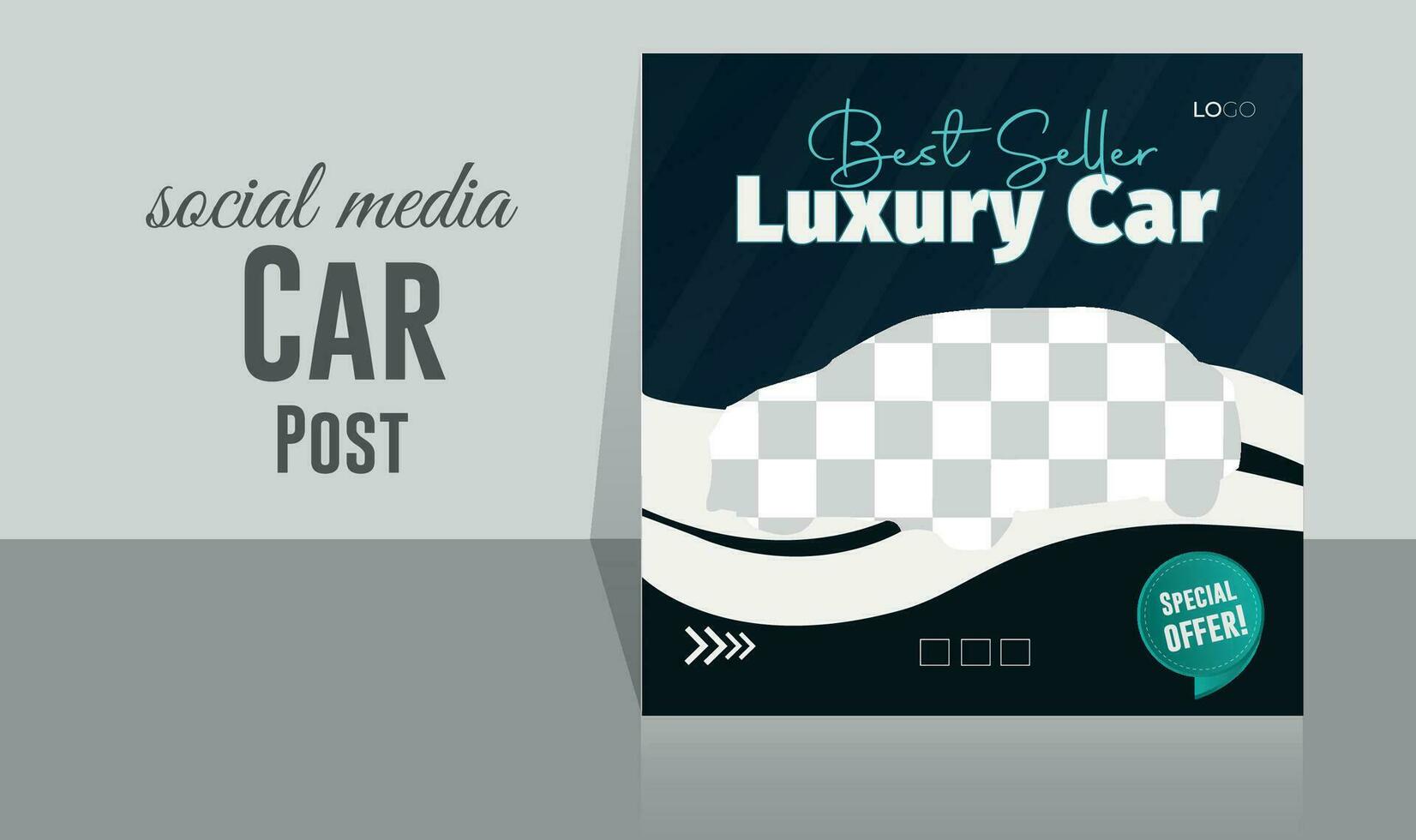 New arrival social media post banner template. vector