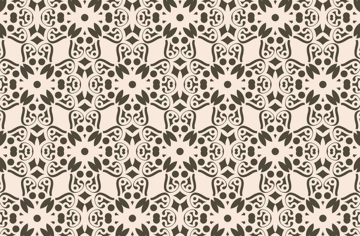 flat ornament line pattern design vector