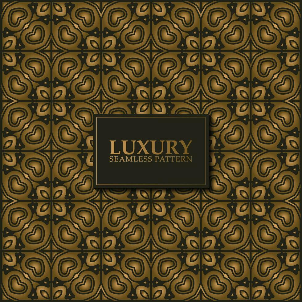 luxury dark seamless pattern background vector