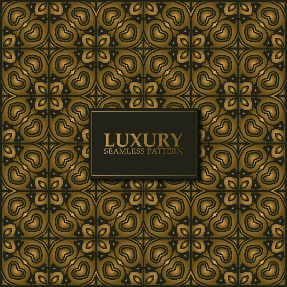 luxury dark seamless pattern background vector