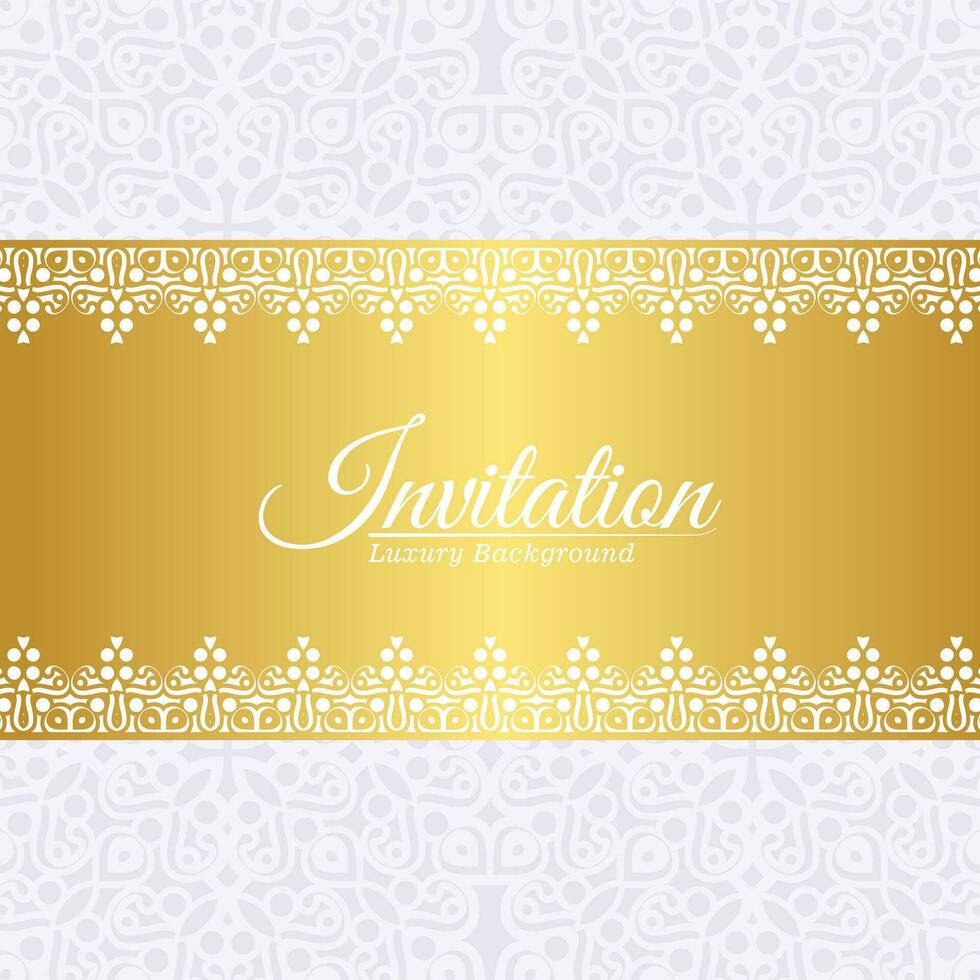 luxury white ornament pattern background vector