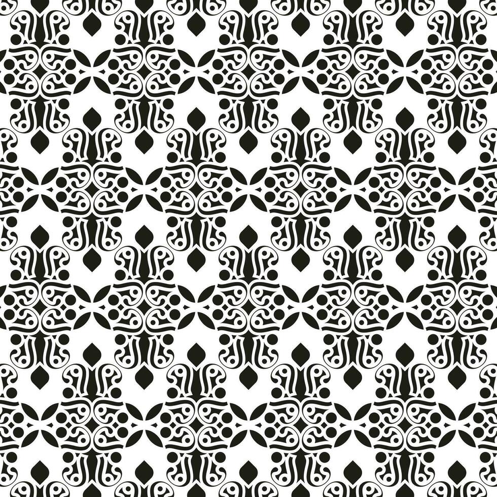 flat ornament line pattern design vector