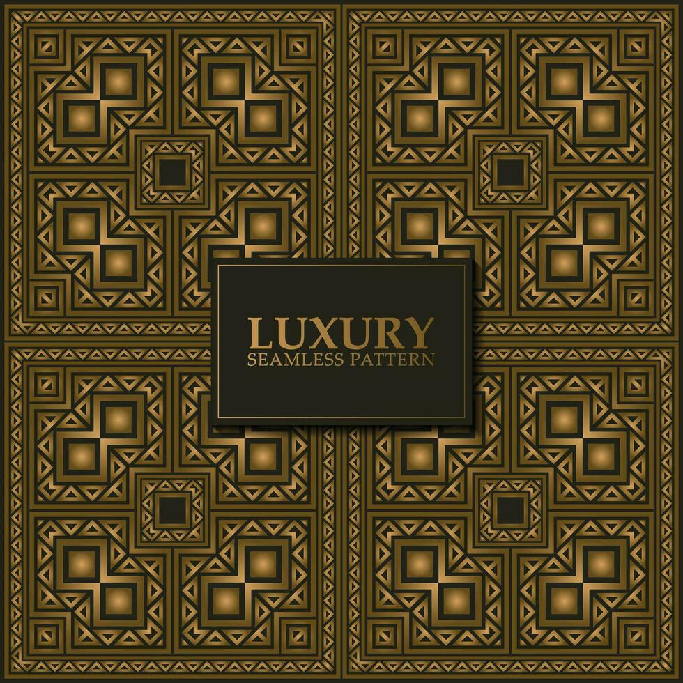 luxury dark seamless pattern background vector