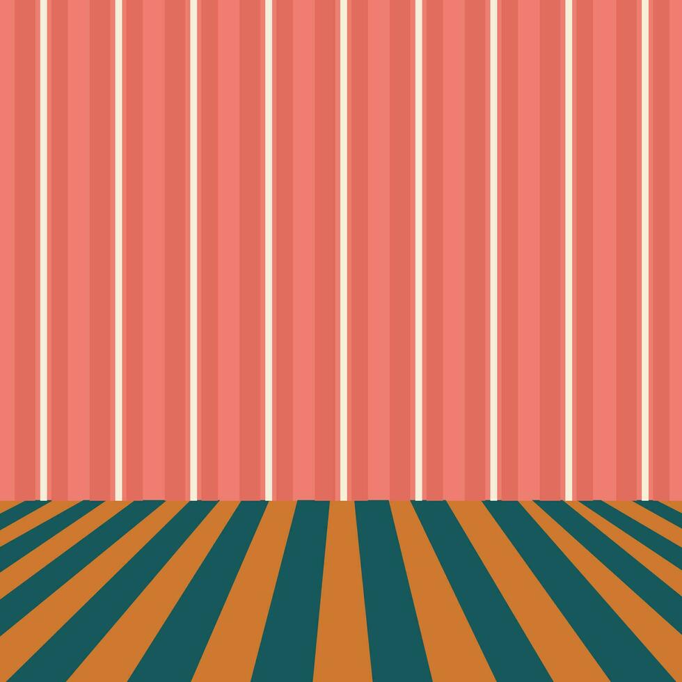 Red and oragnge vertical stripes seamless pattern lines.  suitable for fashion textiles, graphics vector