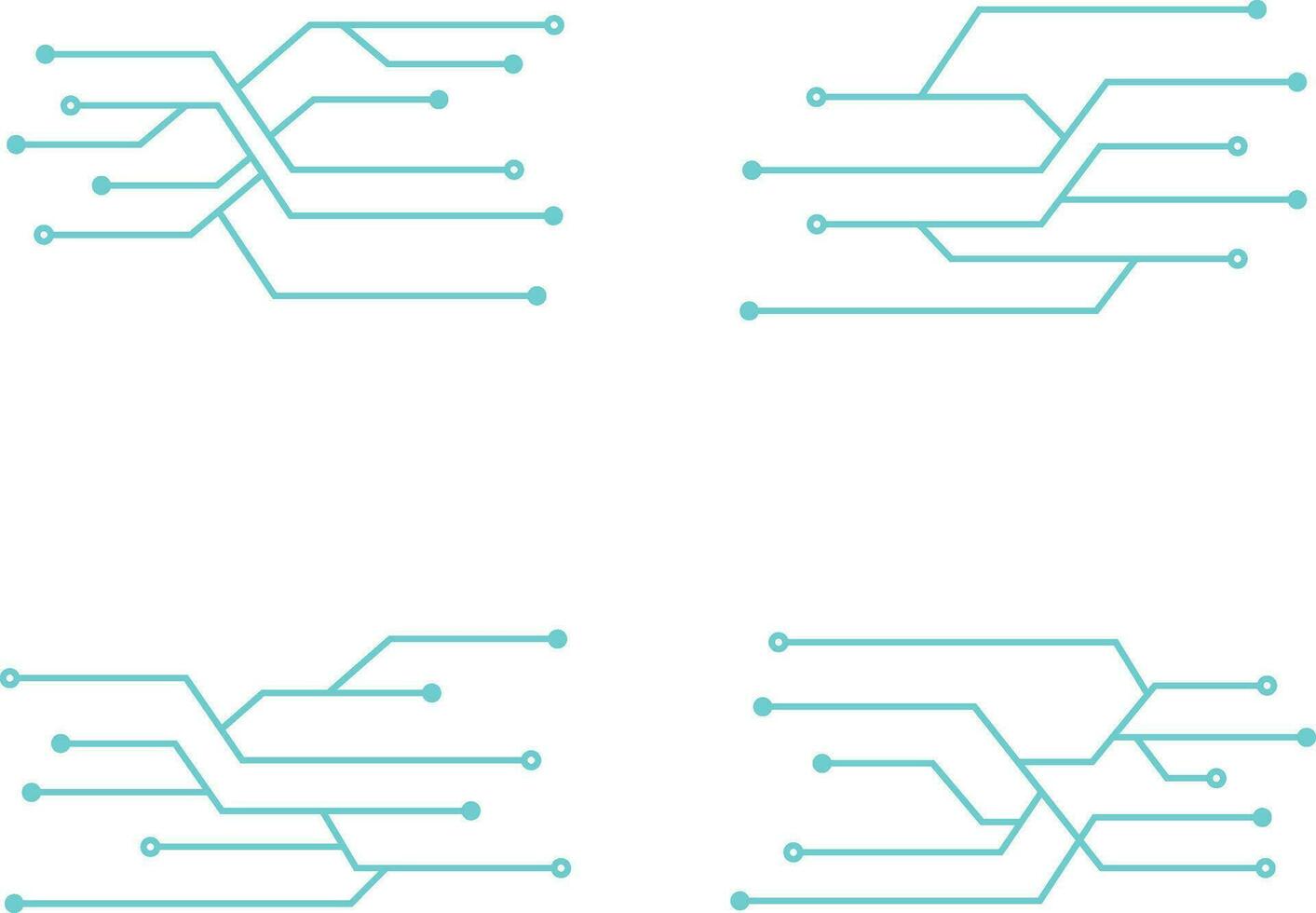 Tech Circuit Futuristic background. Technology connection digital data and big data concept.Vector pro vector