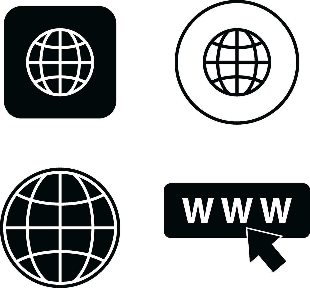 Simple Website Icon. symbol icon vector illustration for design decoration. Vector illustration.