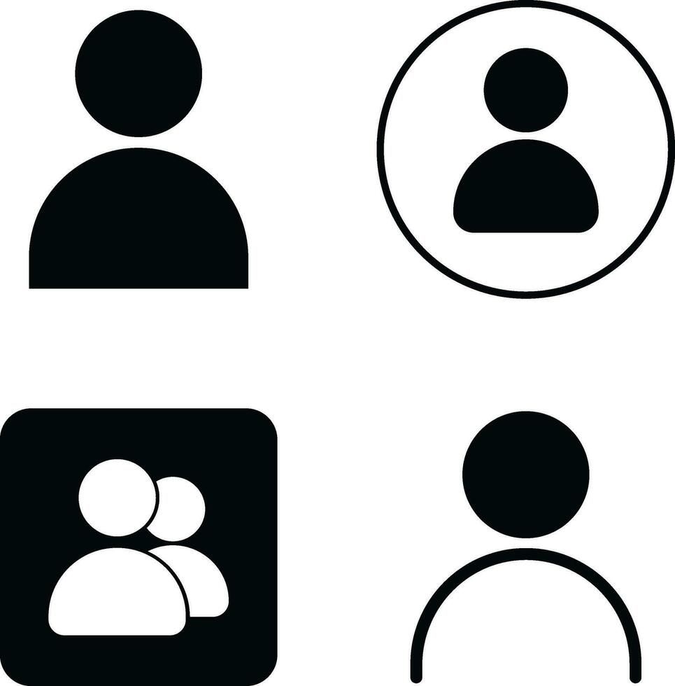 usuario perfil icono, para social medios de comunicación usuario. vector ilustración