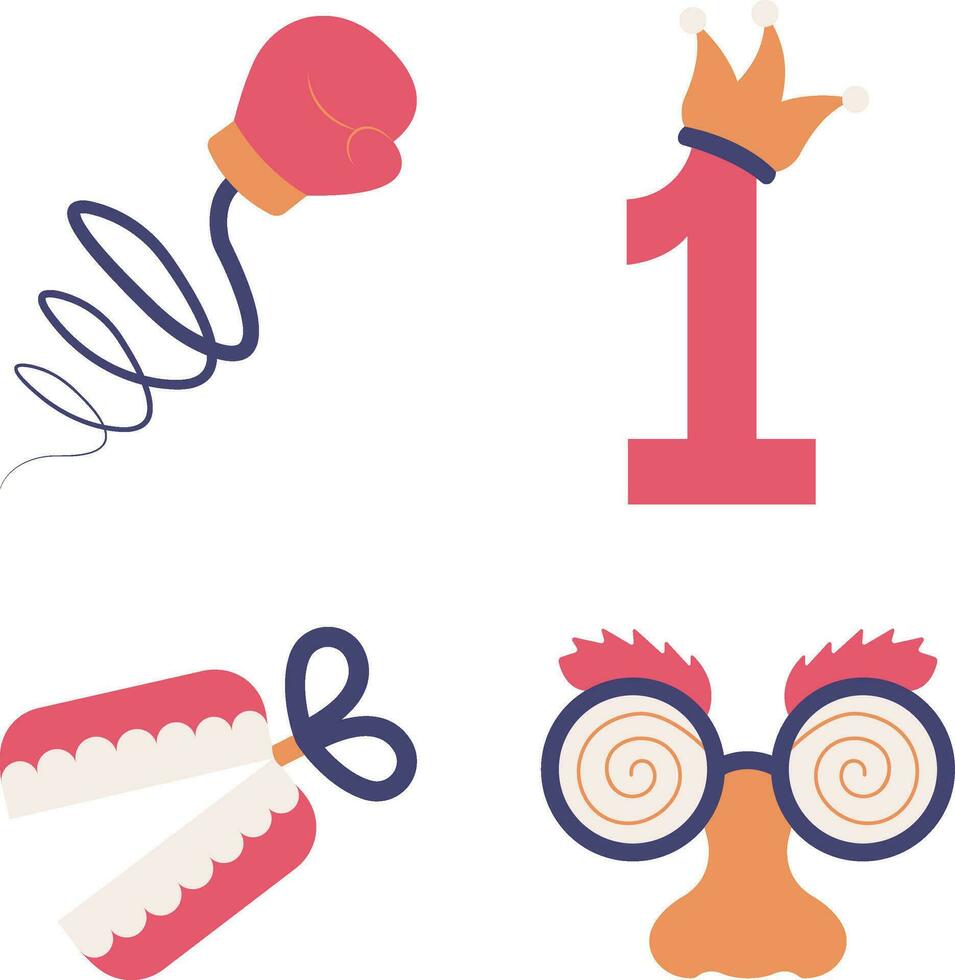 April fools day for design decoration. vector illustration