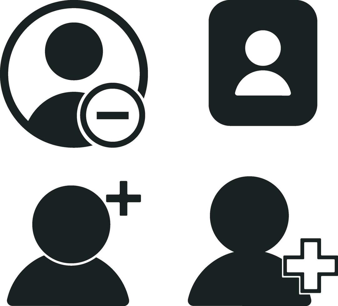 User Profile Icon. For design decoration. Vector illustration.