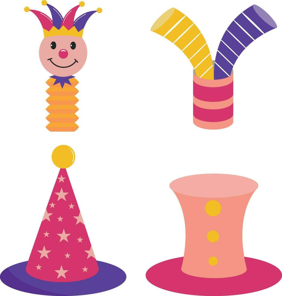 April Fools Day. Element april fool's day. April fools day party for design decoration.Vector illustration. vector
