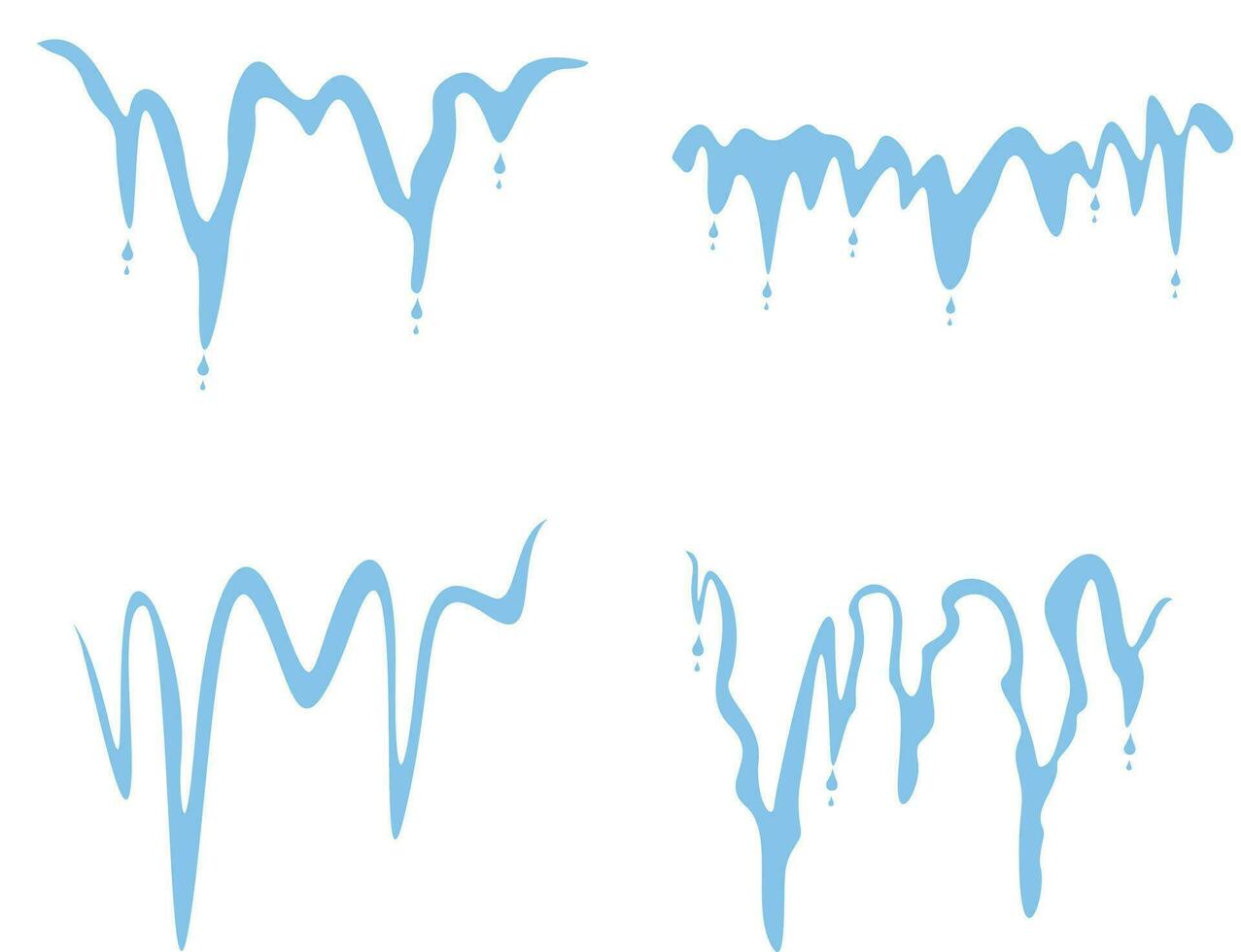 Snowfall Winter. christmas decoration isolated background. Vector illustration.