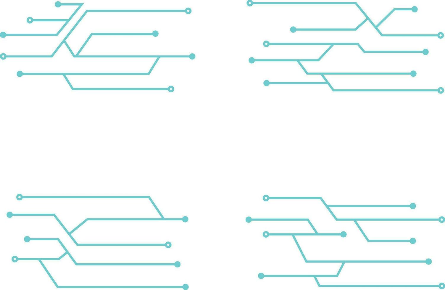 Tech Circuit Futuristic background. Technology connection digital data and big data concept.Vector pro vector