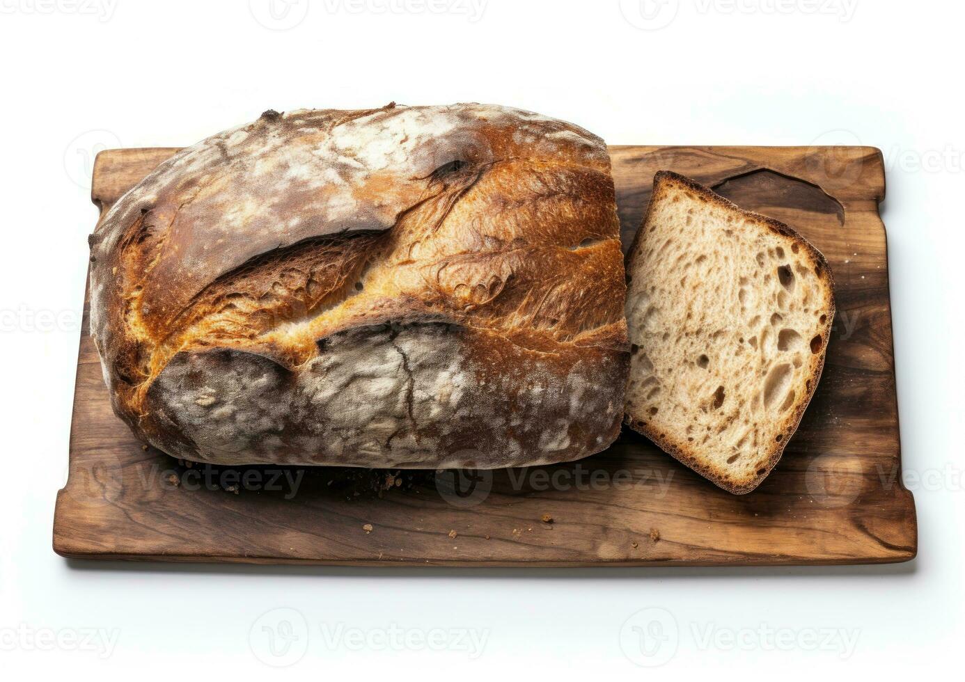 Fresco sabroso un pan antecedentes foto