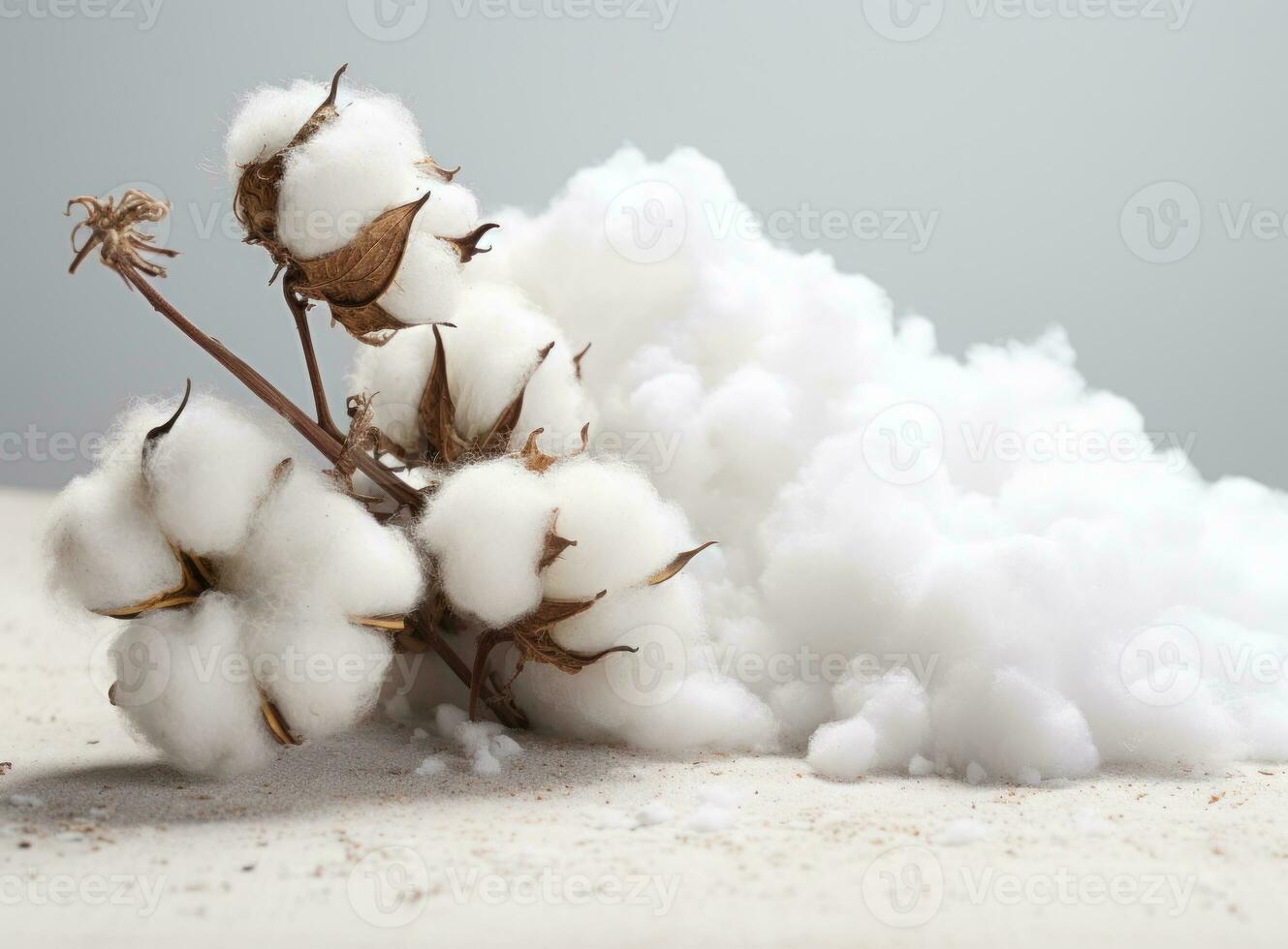 algodón flores en el árbol foto