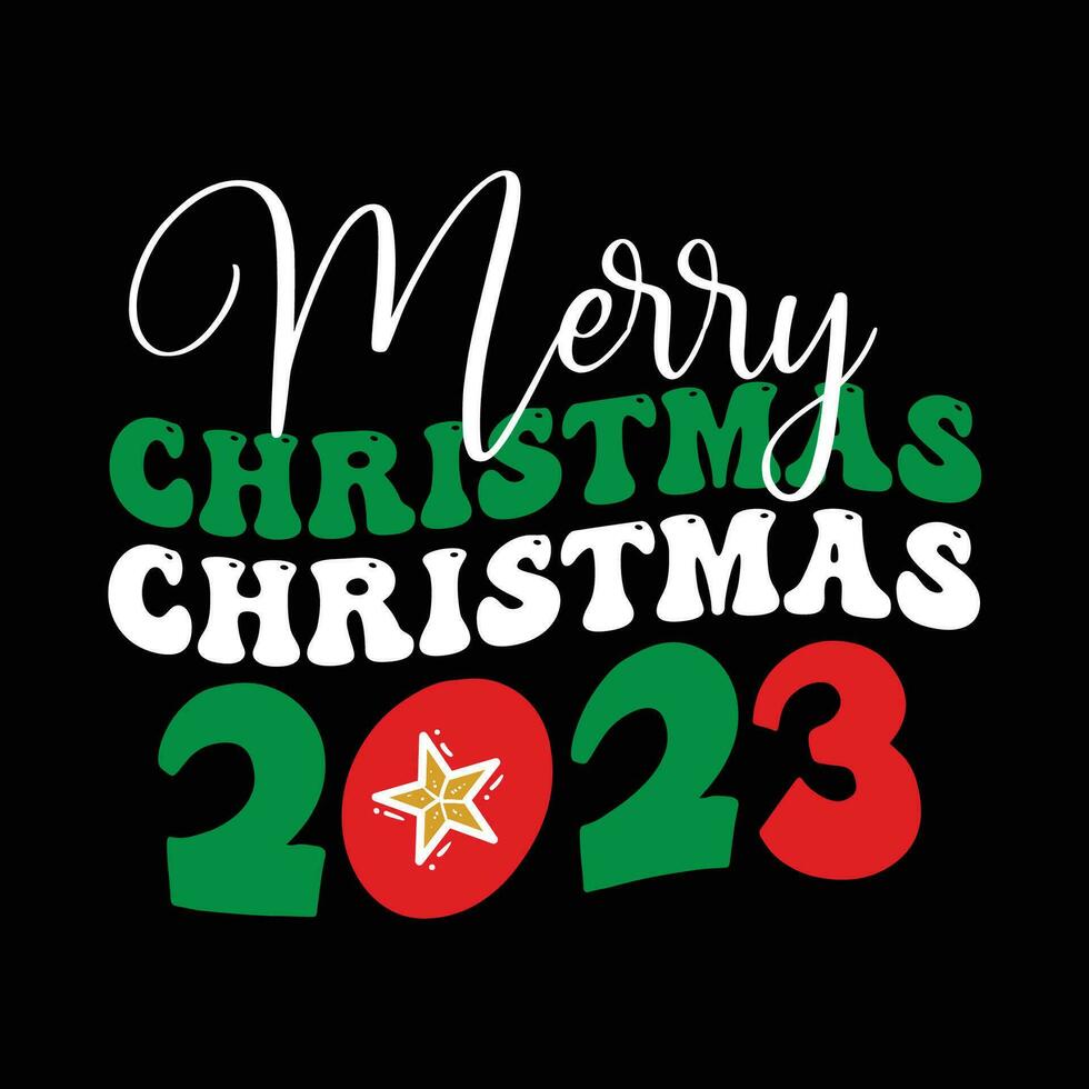 Christmas quote new typography design vector