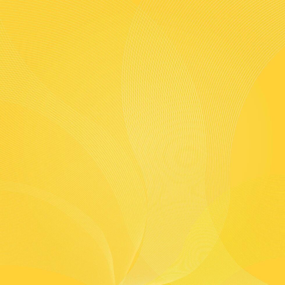 abstract yellow banner with line effect background vector illustration