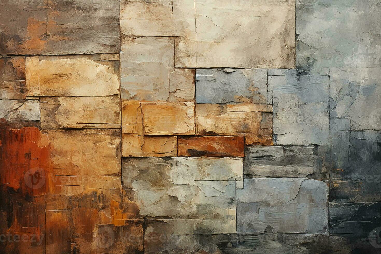 Oil painting of old british wall texture. AI generative photo