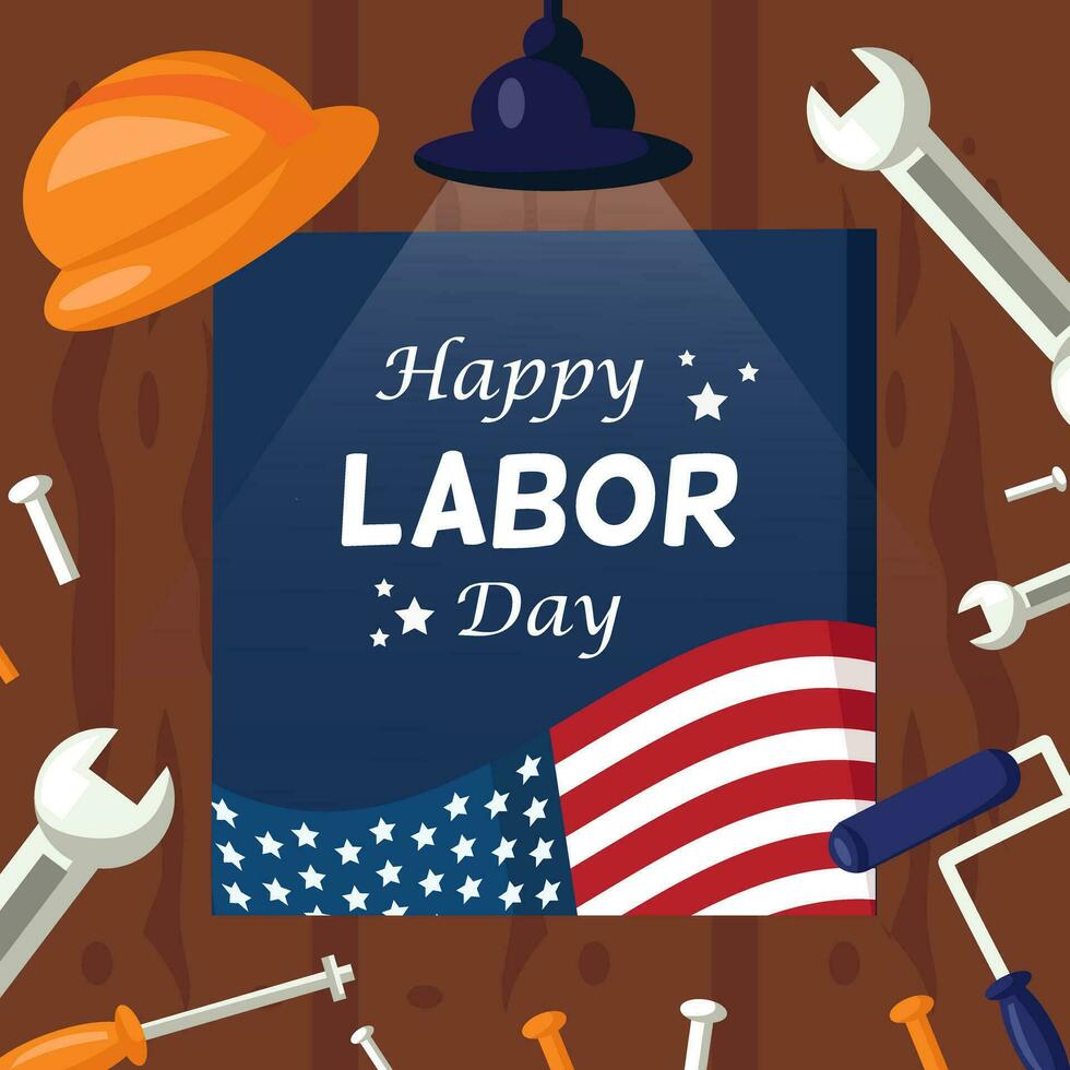 Labor Day background vector