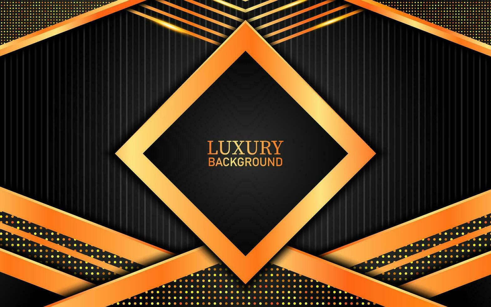 Luxury abstract geometric golden background vector